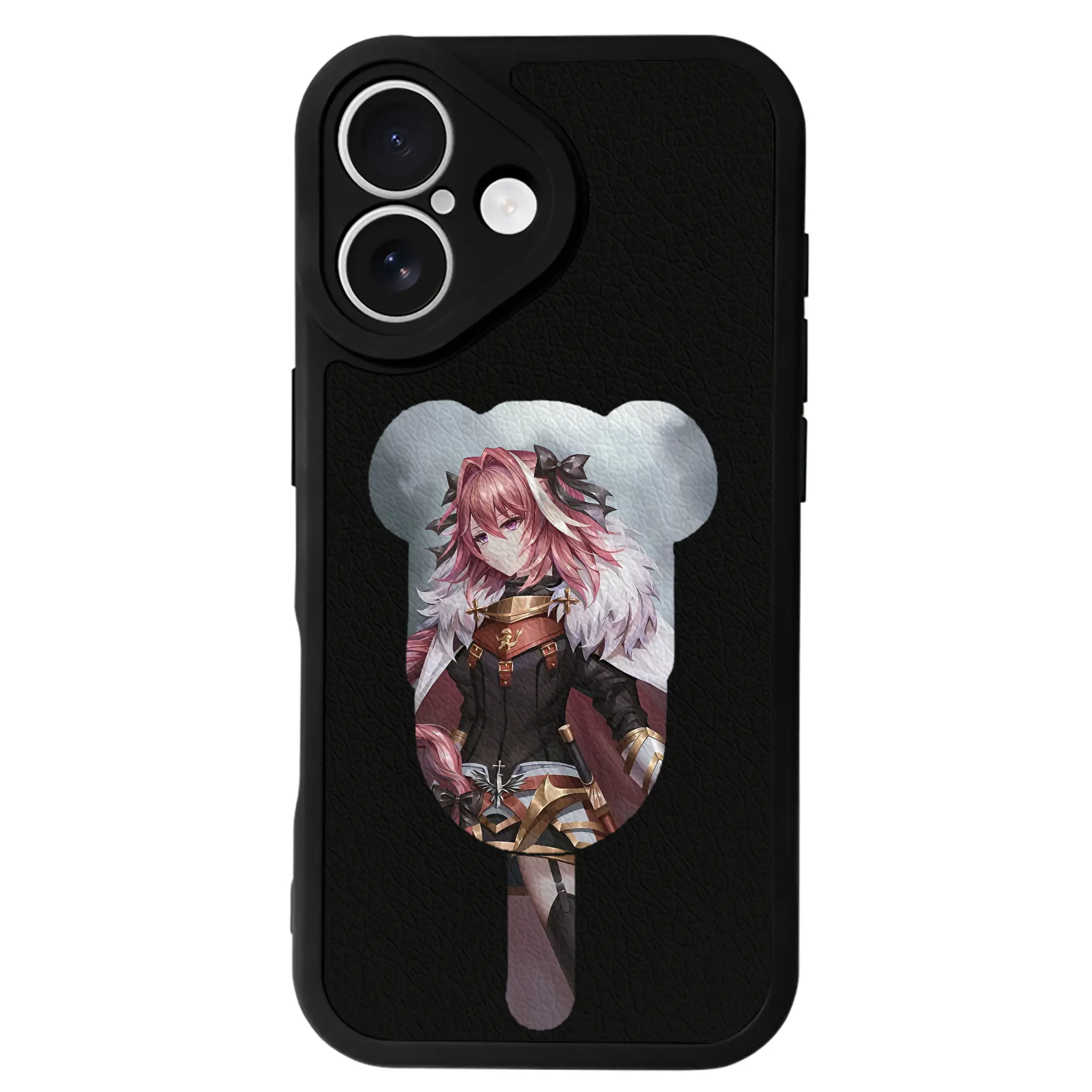 FGO グッズ,アストルフォ - IPhone 16シリーズ対応 ・ シリコンスマホケース ・ レザー調 ・ 高精度フィット ・ 耐衝撃 ・ ワイヤレス充電対応 ・ 精密カット